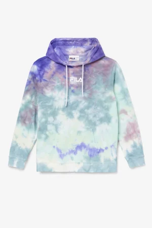 FILA Aerolynn Tie Dye Hoodie 415 ARUBA BLUE TIE DYE Best