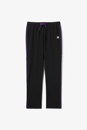 FILA Back Spin Track Pant 001 BLACK / ROYAL PURPLE / WHITE Cheap