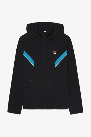 FILA BACKSPIN TRACK JACKET 048 BLACK / HAWAIIAN OCEAN / LIME SHERBET Sale
