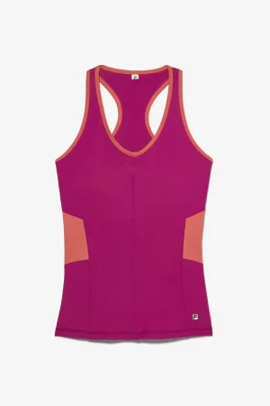 FILA Baseline Racerback Tank 593 FESTIVAL FUCHSIA / HOT CORAL Online