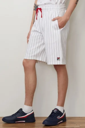 FILA bb1 short 100 WHITE / PEACOAT / RED Hot