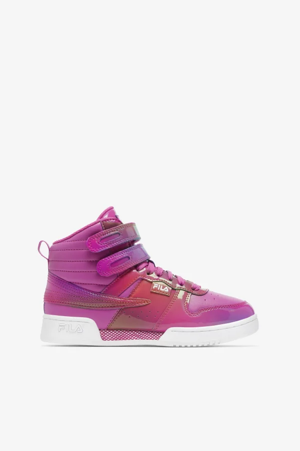 FILA Big Kids' F-14 Iridescent 787 IRIDESCENT / PURPLE ORCHID / WHITE Clearance