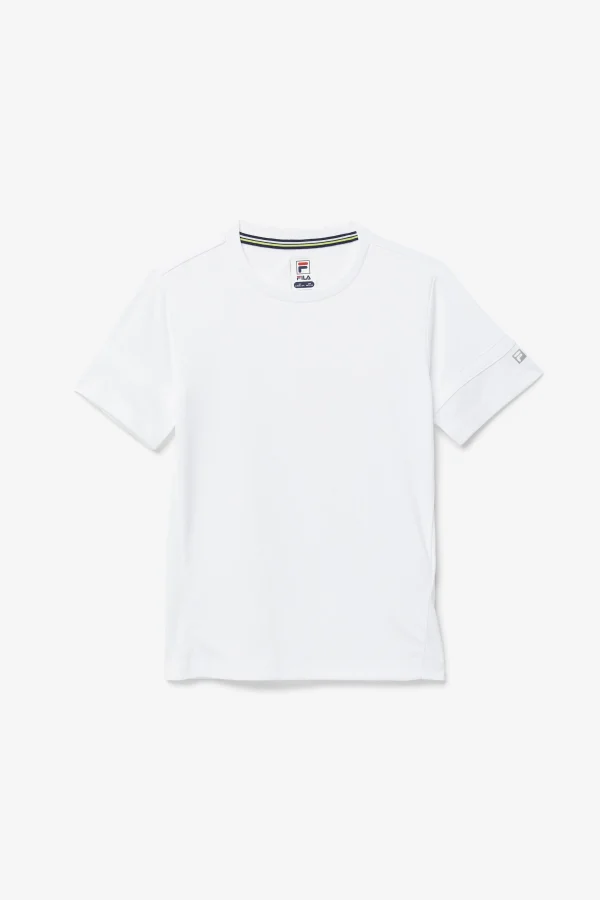FILA Boys' Core Doubles Crew Hot