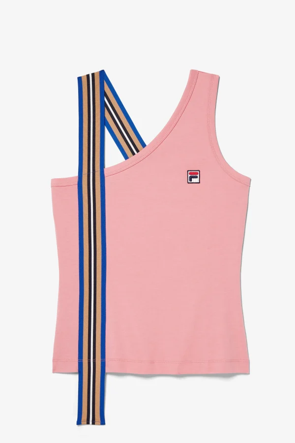 FILA Campo Asymmetrical Tank top 650 Pink Online