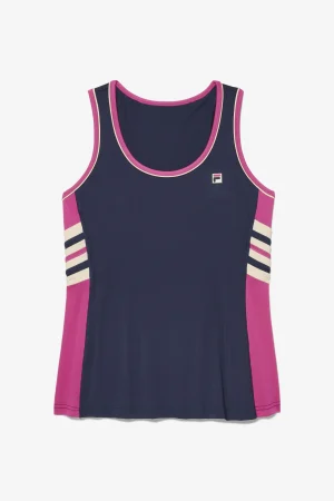 FILA HERITAGE FULL COVERAGE TANK FNVY/ECRU/FSPL Best Sale