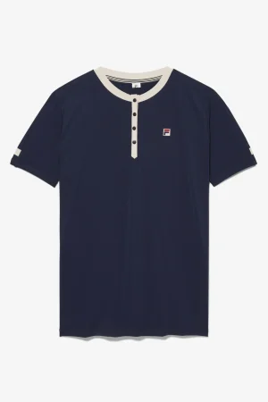FILA HERITAGE SHORT SLEEVE TOP FNVY/ECRU Online