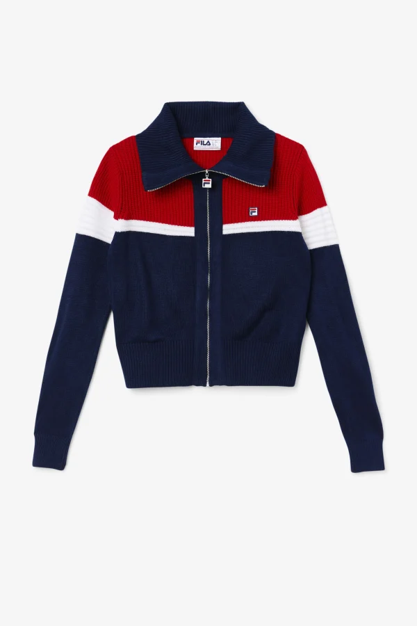 FILA Jill Cardigan 410 FILA NAVY / FILA RED / WHITE Fashion
