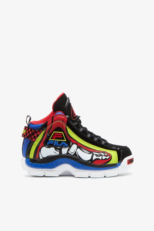 FILA Little Kids' Grant Hill 2 Racing 143 WHITE / LIME PUNCH / PRINCESS BLUE Shop