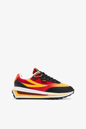 FILA Little Kids' Renno 025 BLACK / FILA RED / GOLD FUSION Sale