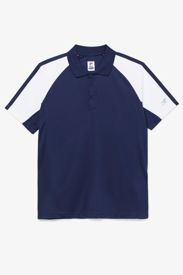 FILA Pickleball Polo 412 NAVY / WHITE Cheap