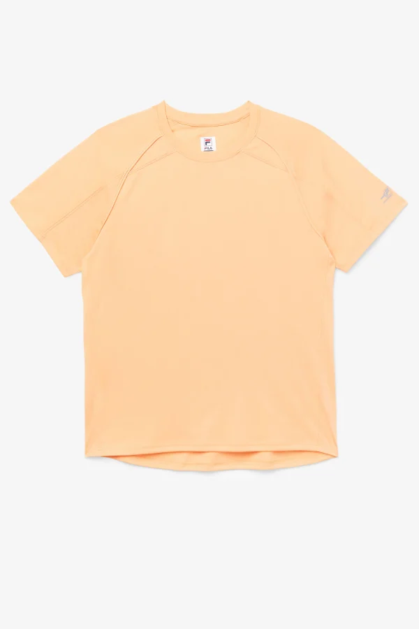 FILA Pickleball Short Sleeve Crew 818 CANTALOUPE Fashion