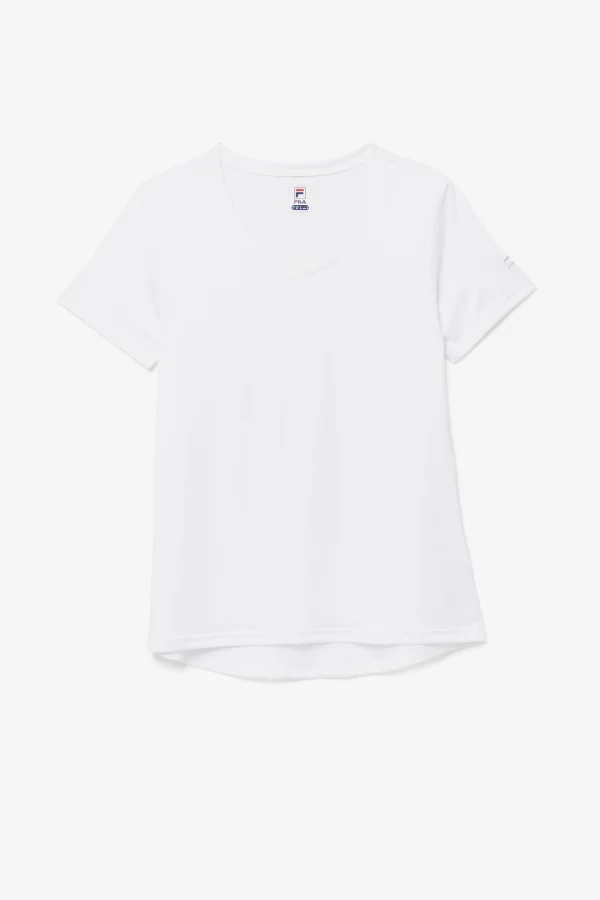 FILA Pickleball Silky V-Neck Cheap