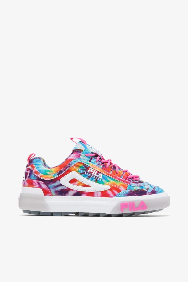 FILA Women' Disruptor 2 Vulcanized 785 MULT/WHT/SGPL Fashion