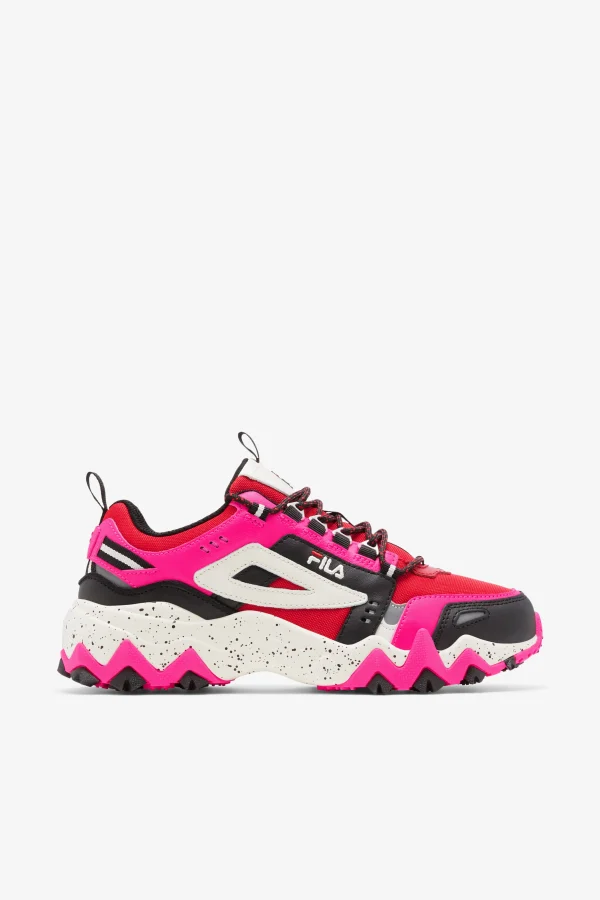 FILA Women' Oakmont TR 601 RED / PINK GLOW / BLACK Cheap
